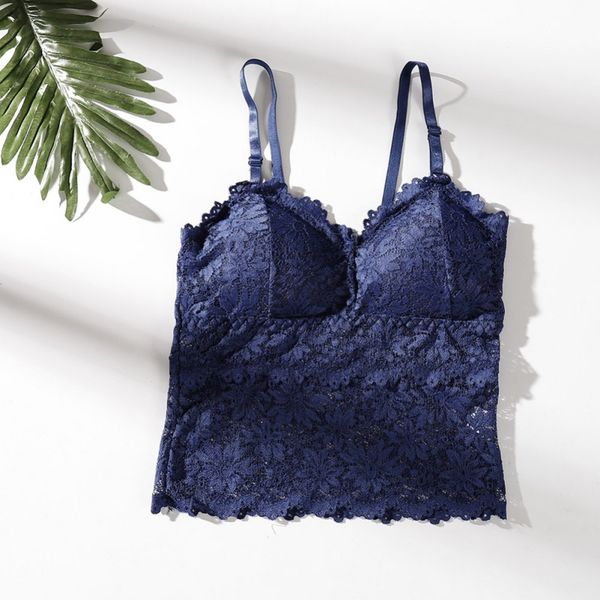 women hollow lace mesh summer camisoles lace camis soft removable padded v-neck, Black;white
women hollow lace mesh summer camisoles lace camis soft removable padded v-neck, Black;white