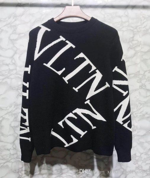 19ss мужские дизайнерские свитера джемпер кофты франция vl paris print new label экипаж шеи одежда, White;black
19ss мужские дизайнерские свитера джемпер кофты франция vl paris print new label экипаж шеи одежда, White;black