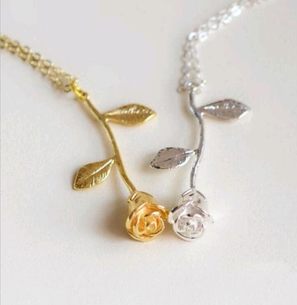 wholesale new fashion delicate gold silver rose flower pendant necklace for girlfriend valentine's day present gift ing
wholesale new fashion delicate gold silver rose flower pendant necklace for girlfriend valentine's day present gift ing