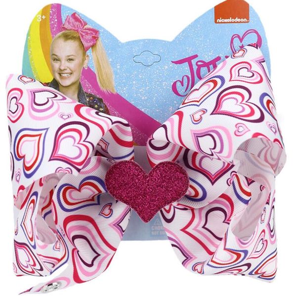 2020 new jojo siwa hari bow 8 inch valentine's day love heart printed ribbon duck bill clip headdress, Golden;white
2020 new jojo siwa hari bow 8 inch valentine's day love heart printed ribbon duck bill clip headdress, Golden;white