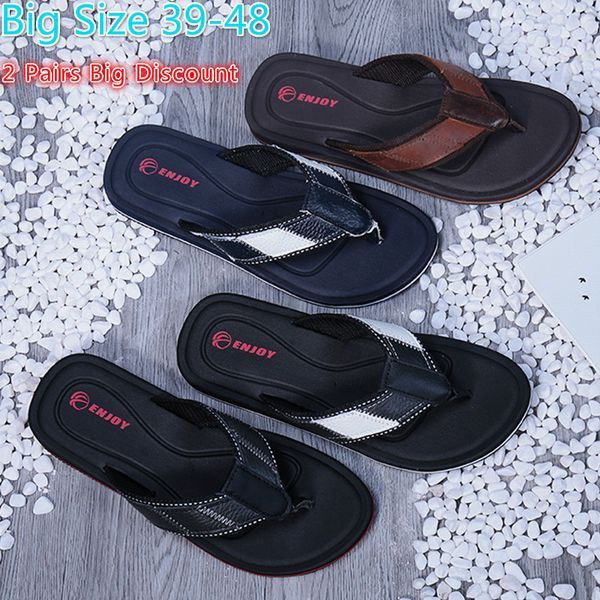 slippers men big sizes outdoor indoor casual men's flip flops man genuine leather slippers fashion summer beach shoes for men, Black
slippers men big sizes outdoor indoor casual men's flip flops man genuine leather slippers fashion summer beach shoes for men, Black