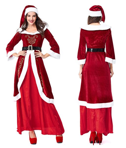 2018 woman christmas cosplay dress long length red cute dresses christmas clothing 3 pcs ing, Black;red
2018 woman christmas cosplay dress long length red cute dresses christmas clothing 3 pcs ing, Black;red