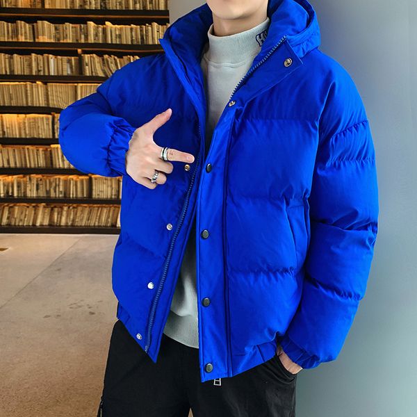 winter short jacket men's warm thick fashion parka men solid color casual hooded coat man streetwear wild loose cotton jacket, Black
winter short jacket men's warm thick fashion parka men solid color casual hooded coat man streetwear wild loose cotton jacket, Black