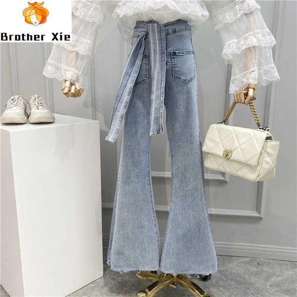 bandage jeans for women high waist micro trumpet pants 2020 spring summer new products slim fit light blue denim jeans pants
bandage jeans for women high waist micro trumpet pants 2020 spring summer new products slim fit light blue denim jeans pants