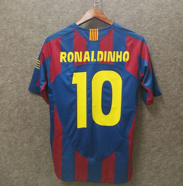 retro soccer jerseys barce 05 06 football jeseys 2005 2006 eto'o 9 ronaldinho 10 xavi 6 a.iniesta 8 final champions camisa de futebol m, Black;yellow
retro soccer jerseys barce 05 06 football jeseys 2005 2006 eto'o 9 ronaldinho 10 xavi 6 a.iniesta 8 final champions camisa de futebol m, Black;yellow