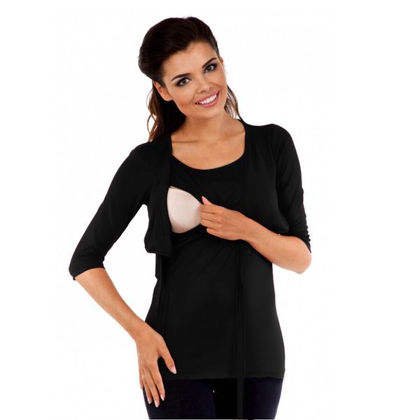maternity clothes women pregnant solid nursing baby for pregnant maternity middle sleeves blouse clothes for pregnant women, White
maternity clothes women pregnant solid nursing baby for pregnant maternity middle sleeves blouse clothes for pregnant women, White
