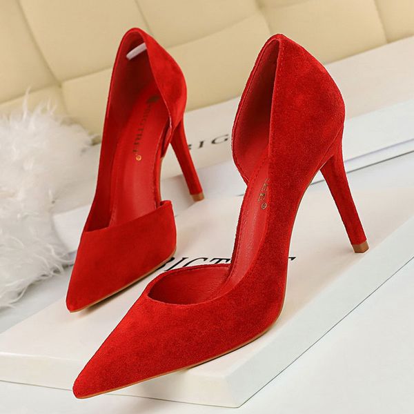 new women pumps spring and autumn high heels shoes suede women shoes high heels pumps stiletto red dress, Black
new women pumps spring and autumn high heels shoes suede women shoes high heels pumps stiletto red dress, Black