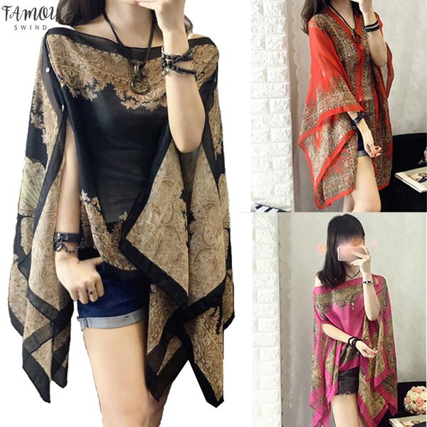womens summer beach outdoor sunscreen soft v neck chiffon shirt female autumn windproof scarf slash neck print blouse, White
womens summer beach outdoor sunscreen soft v neck chiffon shirt female autumn windproof scarf slash neck print blouse, White