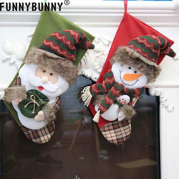 funnybunny christmas stocking plaid santa sock gift bag candy bag kids decor christmas tree santa claus snowman
funnybunny christmas stocking plaid santa sock gift bag candy bag kids decor christmas tree santa claus snowman