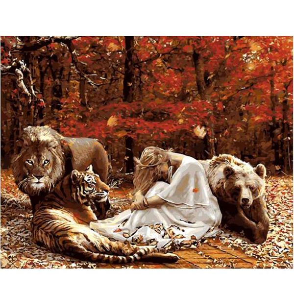 digital diy oil painting by numbers animals girl wall decor picture on canvas oil paint coloring by number drawing craft 8029
digital diy oil painting by numbers animals girl wall decor picture on canvas oil paint coloring by number drawing craft 8029