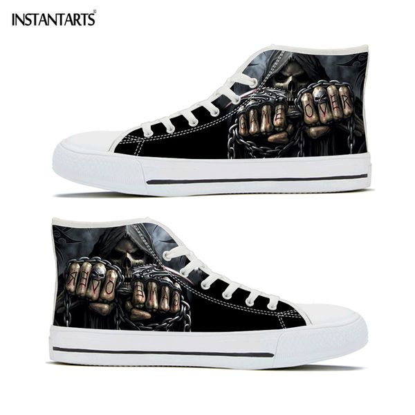 instantarts funk skull printing women men flats shoes cool design walking high canvas shoe brand light weight sneaker, Black
instantarts funk skull printing women men flats shoes cool design walking high canvas shoe brand light weight sneaker, Black