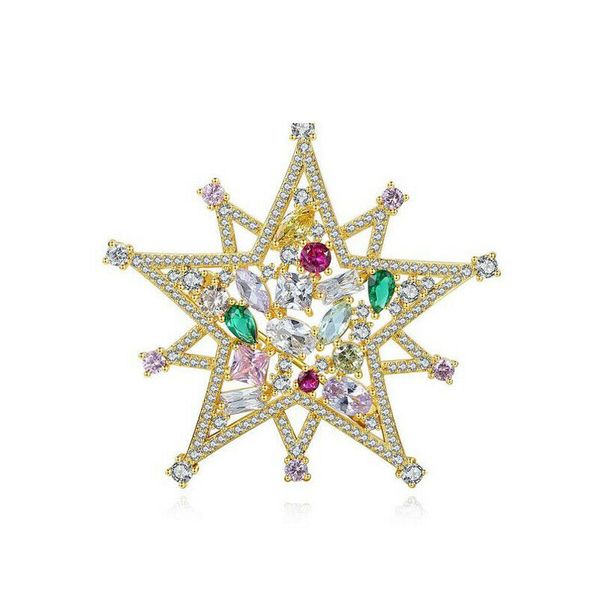 jewelry accessories cubic zircon brooch five-pointed star brooches pin for women men jewelry party gifts, Gray
jewelry accessories cubic zircon brooch five-pointed star brooches pin for women men jewelry party gifts, Gray