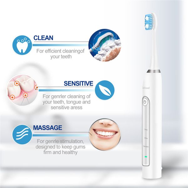 sonicool 051b electric toothbrush usb rechargeable ultrasonic 48000 vibrations tooth brushes with 4 pcs dupont brush heads
sonicool 051b electric toothbrush usb rechargeable ultrasonic 48000 vibrations tooth brushes with 4 pcs dupont brush heads