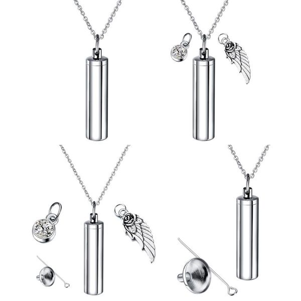 stainless steel cremation jewelry cylinder pet memorial urn necklace angel wing pet farm products supplies
stainless steel cremation jewelry cylinder pet memorial urn necklace angel wing pet farm products supplies