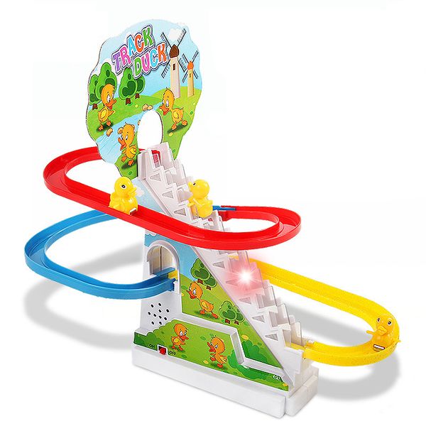 music slide track ducks climb stairs children's electric music slide track toy birthday gifts for children christmas toys
music slide track ducks climb stairs children's electric music slide track toy birthday gifts for children christmas toys