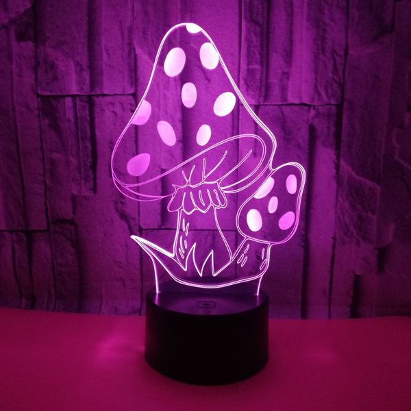 foreign trade new pattern mushroom 3d small night-light colorful touch 3d led vision lamp interior decoration 3d small desk lamp
foreign trade new pattern mushroom 3d small night-light colorful touch 3d led vision lamp interior decoration 3d small desk lamp