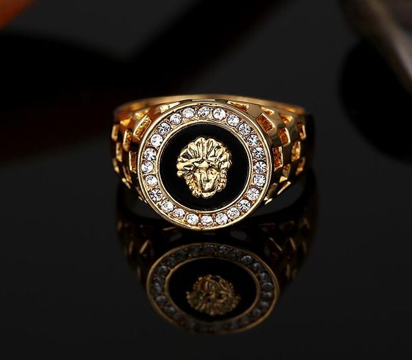 party ring new fashion gold and silver colors classic men's punk style hip hop ring lion head males man finger rings for men women size
party ring new fashion gold and silver colors classic men's punk style hip hop ring lion head males man finger rings for men women size