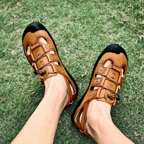 sandals mens 39s hollow breathable gladiator roman genuine leather beach sandles 2021 summer rubber shoes online fashion, Black
sandals mens 39s hollow breathable gladiator roman genuine leather beach sandles 2021 summer rubber shoes online fashion, Black
