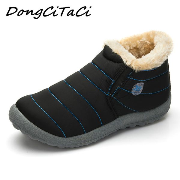 dongcitaci waterproof women winter shoes couple snow boots warm fur inside antiskid bottom keep warm mother casual boots, Black
dongcitaci waterproof women winter shoes couple snow boots warm fur inside antiskid bottom keep warm mother casual boots, Black