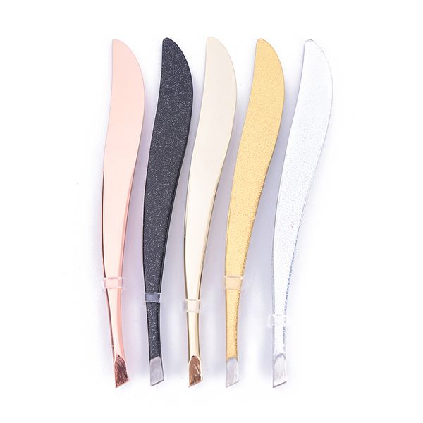 5 colors 1pc new professional women stainless steel hair removal eyebrow tweezers clip beauty makeup tools
5 colors 1pc new professional women stainless steel hair removal eyebrow tweezers clip beauty makeup tools