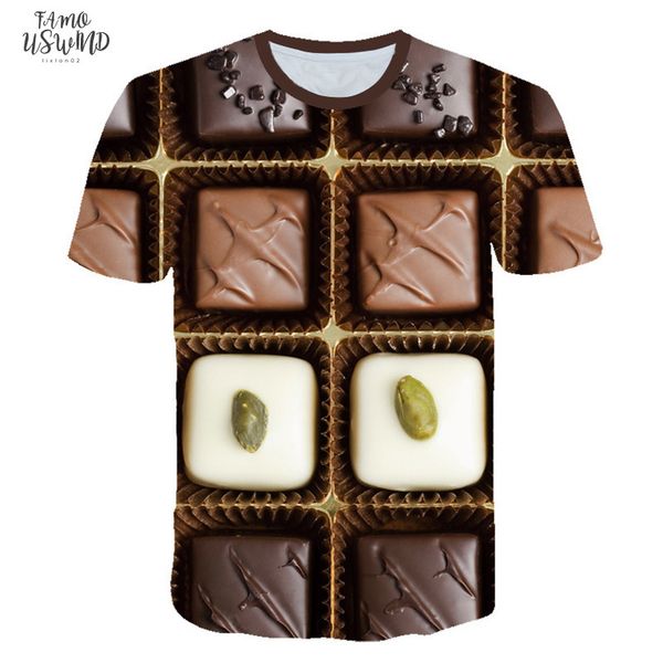 casual ladies chocolate candy creativity t shirt women tshirt plus size short sleeve o neck mujer t shirt 3d design tee shirt, White
casual ladies chocolate candy creativity t shirt women tshirt plus size short sleeve o neck mujer t shirt 3d design tee shirt, White