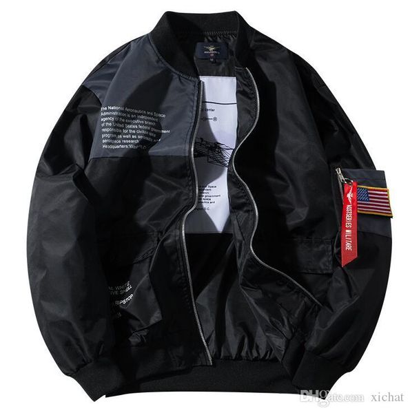 2019 осень мужские куртки конструктора brand new nasa flight pilot casual coat ma1 bomber jacket letter printed ветровка верхняя одежда 9881, Black;brown
2019 осень мужские куртки конструктора brand new nasa flight pilot casual coat ma1 bomber jacket letter printed ветровка верхняя одежда 9881, Black;brown