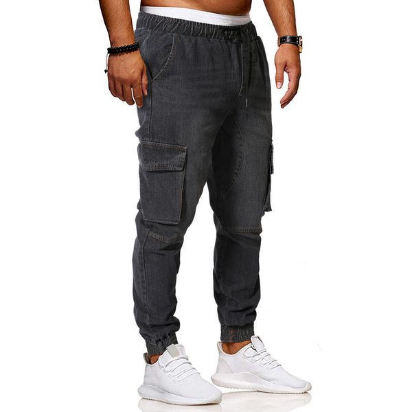 men's jeans casual slim elastic waist pants men's harem pants cotton large size 4xl, Blue
men's jeans casual slim elastic waist pants men's harem pants cotton large size 4xl, Blue