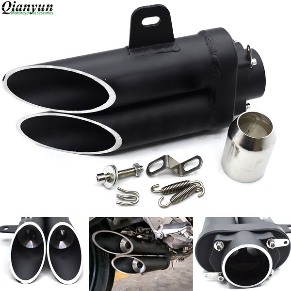 universal 38-51mm motorcycle double tube muffler for yamaha xmax200 xmax250 xmax300 xmax400 tmax530 tmax500
universal 38-51mm motorcycle double tube muffler for yamaha xmax200 xmax250 xmax300 xmax400 tmax530 tmax500