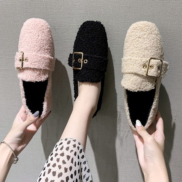 round toe 2019 fashion women's shallow mouth loafers fur slip-on female shoe autumn casual woman platform shoes modis slip on, Black
round toe 2019 fashion women's shallow mouth loafers fur slip-on female shoe autumn casual woman platform shoes modis slip on, Black