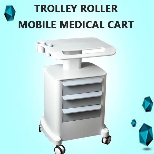 2019 new trolley roller mobile medical cart with draws assembled stand holder for salon spa hifu machine
2019 new trolley roller mobile medical cart with draws assembled stand holder for salon spa hifu machine