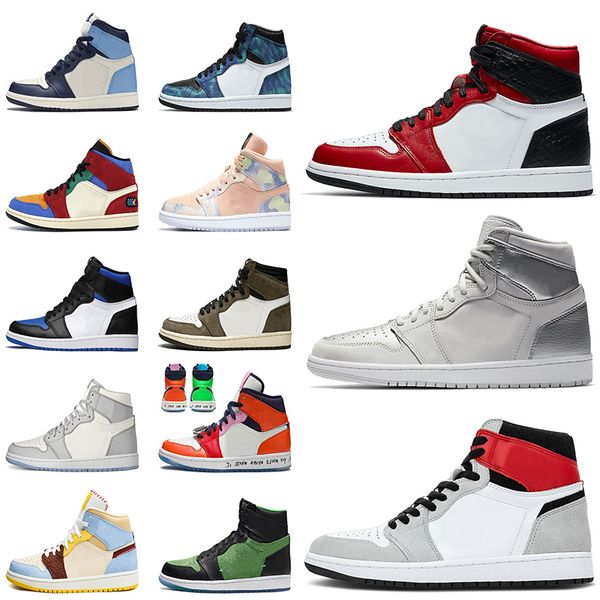 wholesale 1s jumpman 1 mens basketball shoes black toe metallic silver light smoke obsidian rage green high dio women mens sports sneakers, White;red
wholesale 1s jumpman 1 mens basketball shoes black toe metallic silver light smoke obsidian rage green high dio women mens sports sneakers, White;red