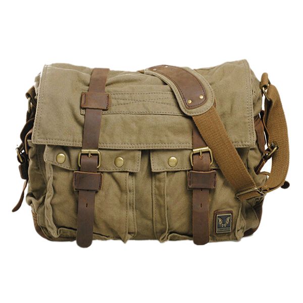 designer handbags women shoulder bags men's vintage canvas leather school military shoulder bag messenger sling crossbody bag satchel
designer handbags women shoulder bags men's vintage canvas leather school military shoulder bag messenger sling crossbody bag satchel