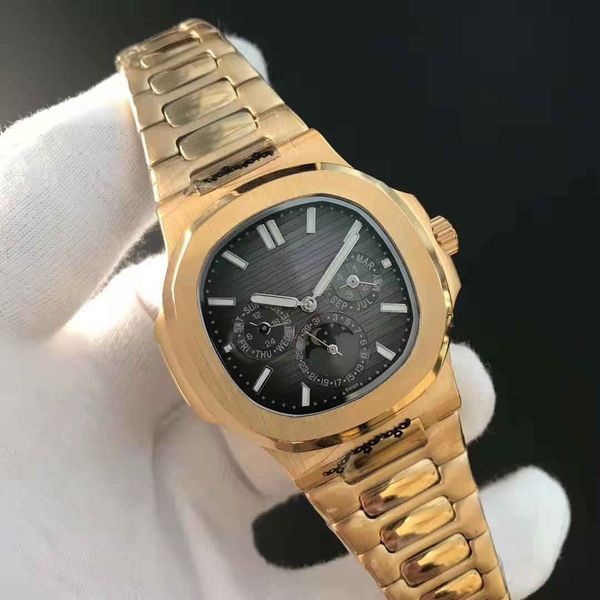 men 42 mm automatic luminous multifunctional mechanical watch, 360l luxury exquisite, 18-karat gold factory selling mechanical watch, Slivery;brown
men 42 mm automatic luminous multifunctional mechanical watch, 360l luxury exquisite, 18-karat gold factory selling mechanical watch, Slivery;brown