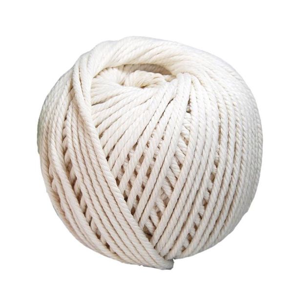 durable 100m white cotton cord natural beige twisted cord rope craft macrame string diy handmade home decorative supply 3mm, Black;white
durable 100m white cotton cord natural beige twisted cord rope craft macrame string diy handmade home decorative supply 3mm, Black;white