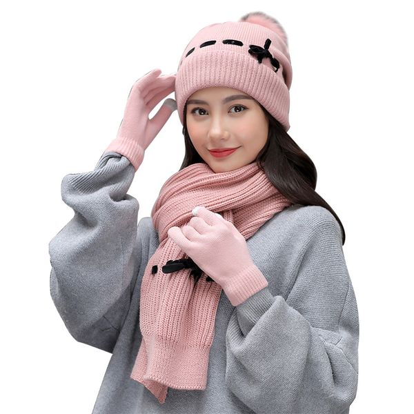 new 3 / set outdoor winter gloves scarf and hats ladies warm knit shawl plus velvet beanie cotton soft skullies gifts for family, Blue;gray
new 3 / set outdoor winter gloves scarf and hats ladies warm knit shawl plus velvet beanie cotton soft skullies gifts for family, Blue;gray