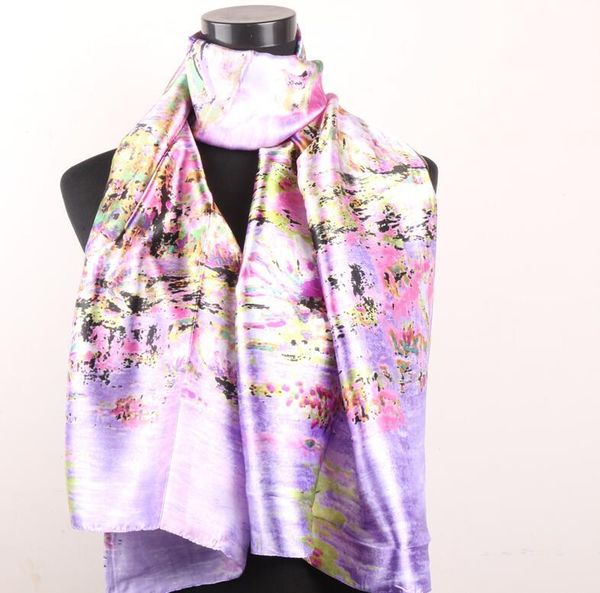 1pcs hunter green black sunflowers lavender color women's fashion satin oil painting long wrap shawl beach silk scarf 160x50cm, Blue;gray
1pcs hunter green black sunflowers lavender color women's fashion satin oil painting long wrap shawl beach silk scarf 160x50cm, Blue;gray
