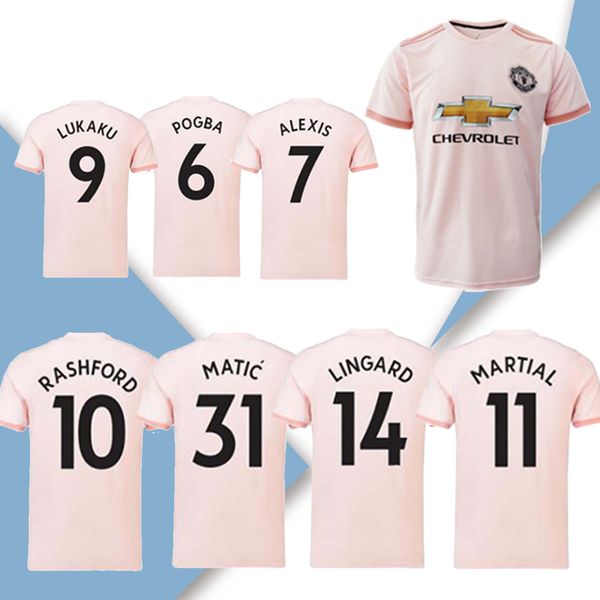 #6 POGBA away Soccer Jersey 18/19 #9 LUKAKU soccer shirt 2019 #7 ALEXIS #10 RASHFORD #14 LINGARD club team Football uniforms
#6 POGBA away Soccer Jersey 18/19 #9 LUKAKU soccer shirt 2019 #7 ALEXIS #10 RASHFORD #14 LINGARD club team Football uniforms