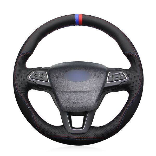 hand-stitched black leather suede anti-slip soft car steering wheel cover for focus 3 2015-2018 kuga 2016-2019 escape
hand-stitched black leather suede anti-slip soft car steering wheel cover for focus 3 2015-2018 kuga 2016-2019 escape