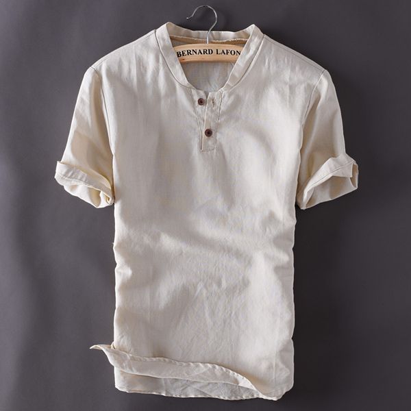 mens pullover linen shirts short sleeve summer breathable mens quality casual shirts slim fit solid cotton men g78, White;black
mens pullover linen shirts short sleeve summer breathable mens quality casual shirts slim fit solid cotton men g78, White;black