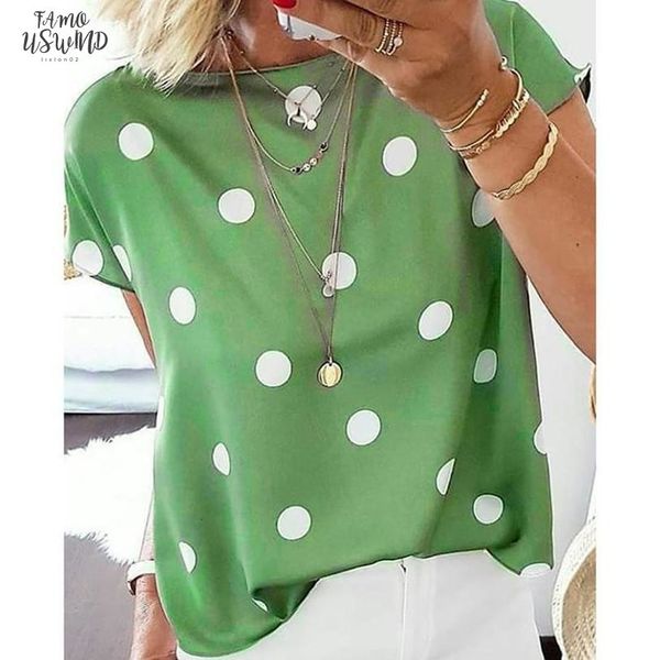 women summer sleeveless casual polka dot printed t shirt female new fashion 2020 green clothes tees camiseta mujer, White
women summer sleeveless casual polka dot printed t shirt female new fashion 2020 green clothes tees camiseta mujer, White