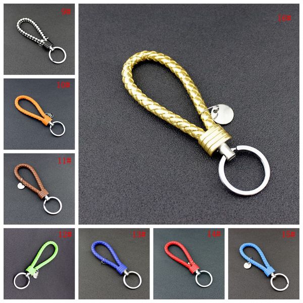 pu leather braided keychain manual woven rope keyring bag pendant key chain holder car keyrings men women key ring party favor vt1016
pu leather braided keychain manual woven rope keyring bag pendant key chain holder car keyrings men women key ring party favor vt1016