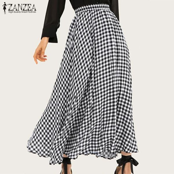 2020 summer check pleated skirts women beach holiday faldas saia zanzea elastic waist plaid maxi vestidos skirt jupe robe s 5xl, Black
2020 summer check pleated skirts women beach holiday faldas saia zanzea elastic waist plaid maxi vestidos skirt jupe robe s 5xl, Black