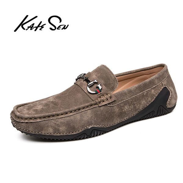 katesen men shoes genuine leather shoes fashion casual for men handmade soft breathable big size comfort loafers, Black
katesen men shoes genuine leather shoes fashion casual for men handmade soft breathable big size comfort loafers, Black