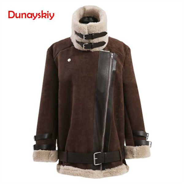 2018 winter high -quality jacket female keep warm wool coat motorcycle lapels coat female thicker jacket women, Black;brown
2018 winter high -quality jacket female keep warm wool coat motorcycle lapels coat female thicker jacket women, Black;brown