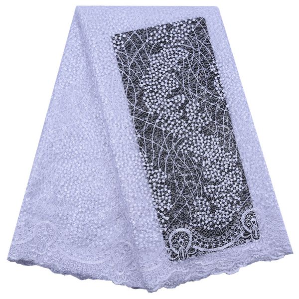 nigerian french tulle lace fabrics white lace fabrics sequins embroidered mesh african fabric y1749, Pink;blue
nigerian french tulle lace fabrics white lace fabrics sequins embroidered mesh african fabric y1749, Pink;blue