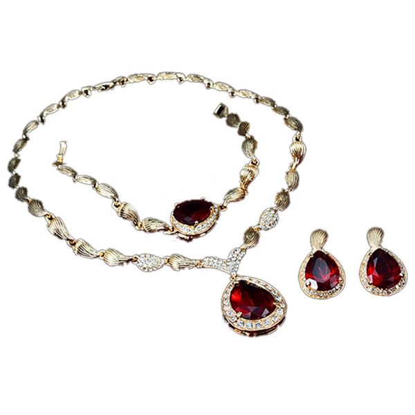 bridesmaid necklace set red water drop wedding necklace earrings bracelet rings sets costume statement jewelry gift, Silver
bridesmaid necklace set red water drop wedding necklace earrings bracelet rings sets costume statement jewelry gift, Silver