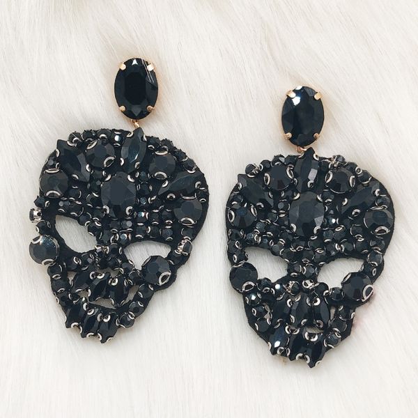 dangle & chandelier handmaede pendants skull drop earrings big long crystal fashion jewelry for girls women ladies oorbellen party wholesale, Silver
dangle & chandelier handmaede pendants skull drop earrings big long crystal fashion jewelry for girls women ladies oorbellen party wholesale, Silver