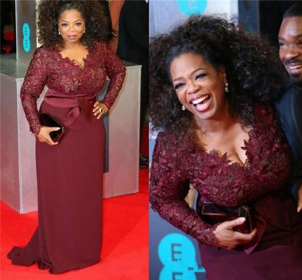 2019 burgundy long sleeves mother of the bride dresses plus size v-neck sheer lace sheath celebrity red carpet evening mother's gowns 6, Black;red
2019 burgundy long sleeves mother of the bride dresses plus size v-neck sheer lace sheath celebrity red carpet evening mother's gowns 6, Black;red