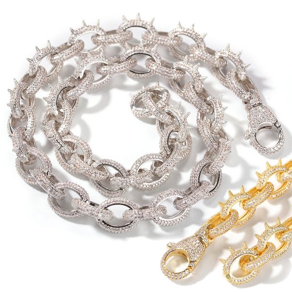 new 14mm mens hiphop bling gold cubic zircon rivet o-ring chain link necklace bracelet iced out punk rock rapper jewelry gifts for men guys, Silver
new 14mm mens hiphop bling gold cubic zircon rivet o-ring chain link necklace bracelet iced out punk rock rapper jewelry gifts for men guys, Silver