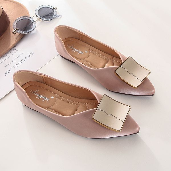 2020 spring luxury women green pink beige ballet flats summer soft leather pointed toe ballerina flats korean boat shoe big size, Black
2020 spring luxury women green pink beige ballet flats summer soft leather pointed toe ballerina flats korean boat shoe big size, Black